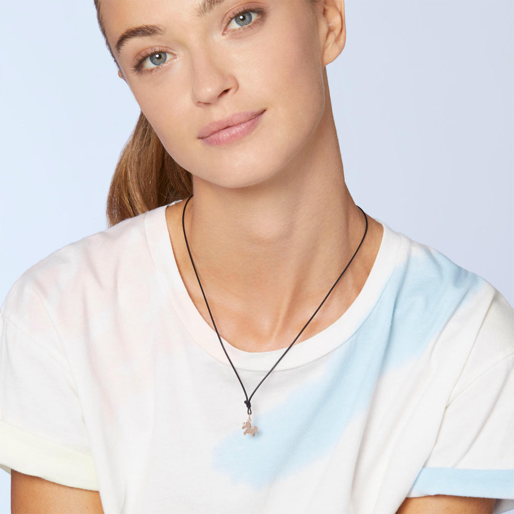 DoDo Anhänger Einhorn (DMB9031-UNICS-0009R) aus Roségold