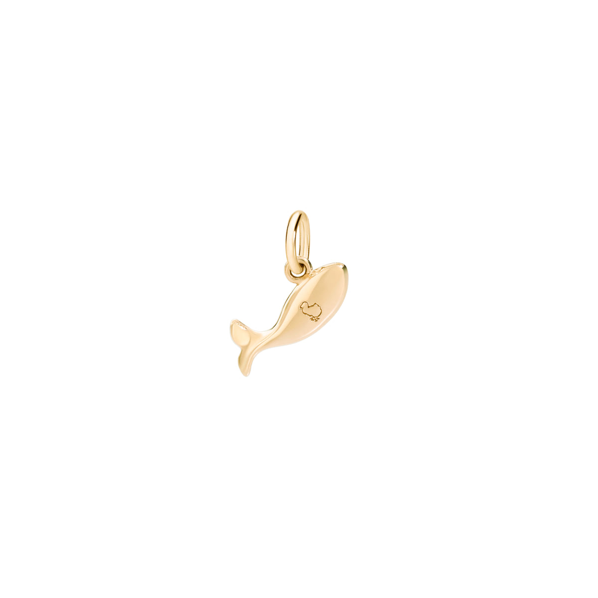 DoDo Anhänger Fisch (DMC0019-FISH0-BZFOG) aus Gelbgold mit Diamant, Swiss-Topas und Topas