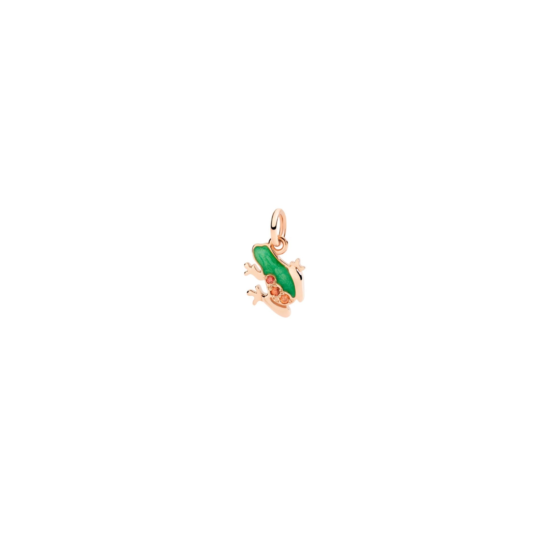Anhänger Frosch, Roségold • Edelsteine von DoDo (DMC5004-FROGX-VZO9R)