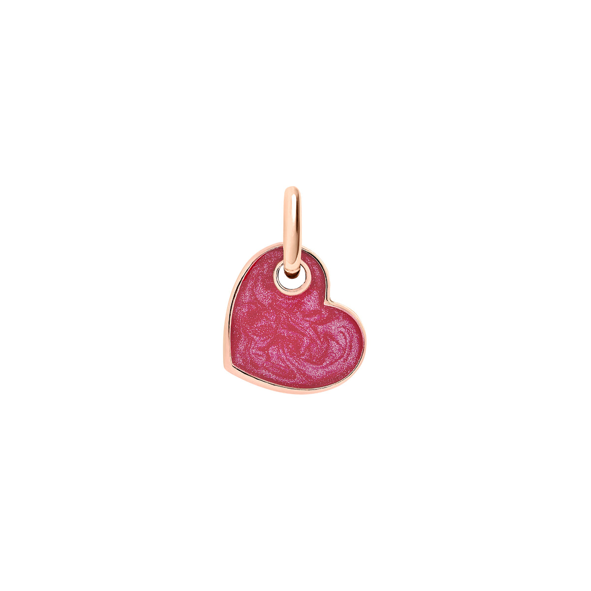 DoDo Anhänger Herz (DMC4011-HEART-ERO9R) aus Roségold mit Emaille