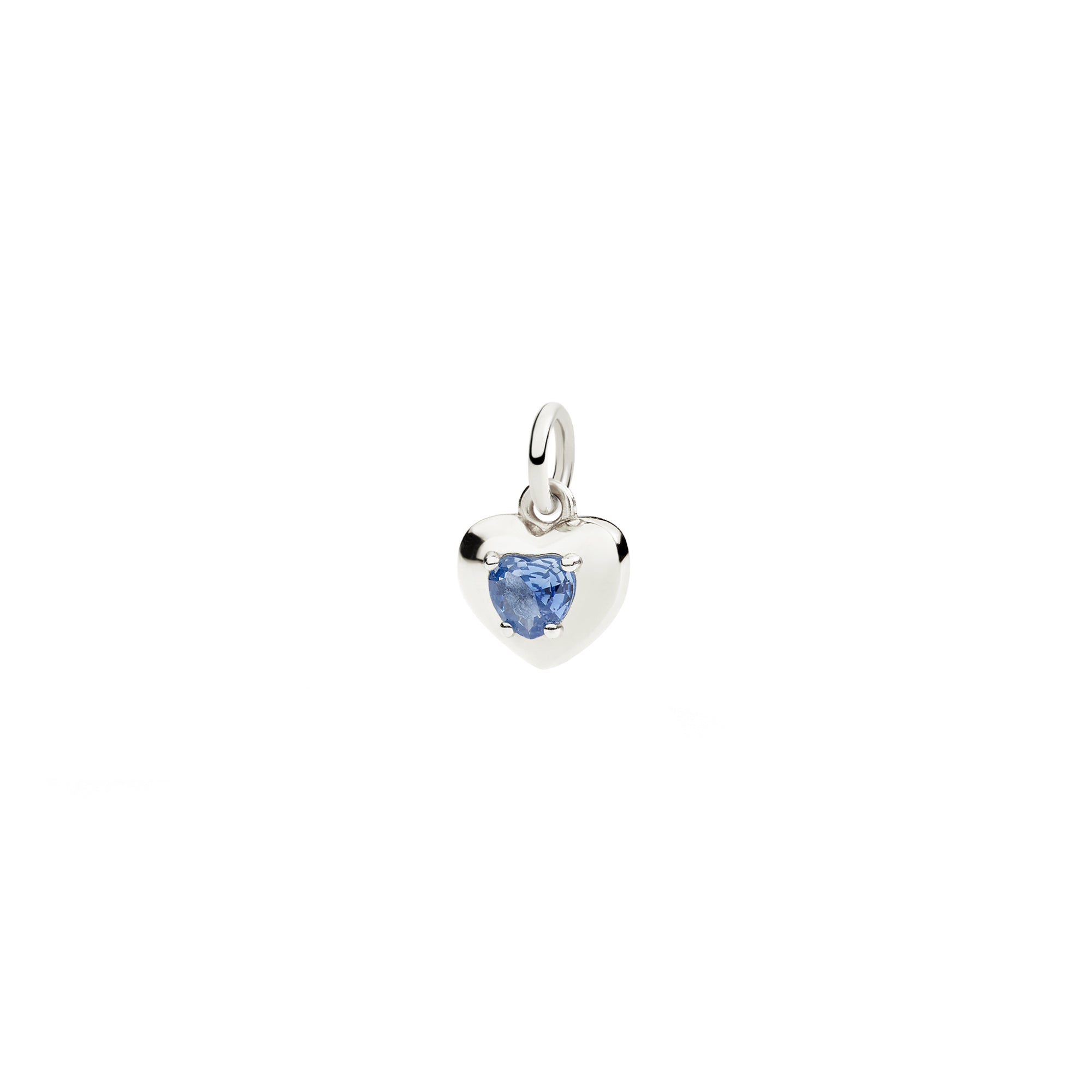 DoDo Anhänger Herz (DMC6009-HEART-SZAAG) aus Silber mit Saphir