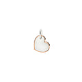 DoDo Anhänger Herz XL aus Silber und Roségold (DMC5024-CUORL-0009A) aus Bicolor-Gold