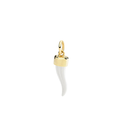 DoDo Anhänger Horn aus Gelbgold und Silber (DMC5007-HORNX-009GA) aus Bicolor-Gold