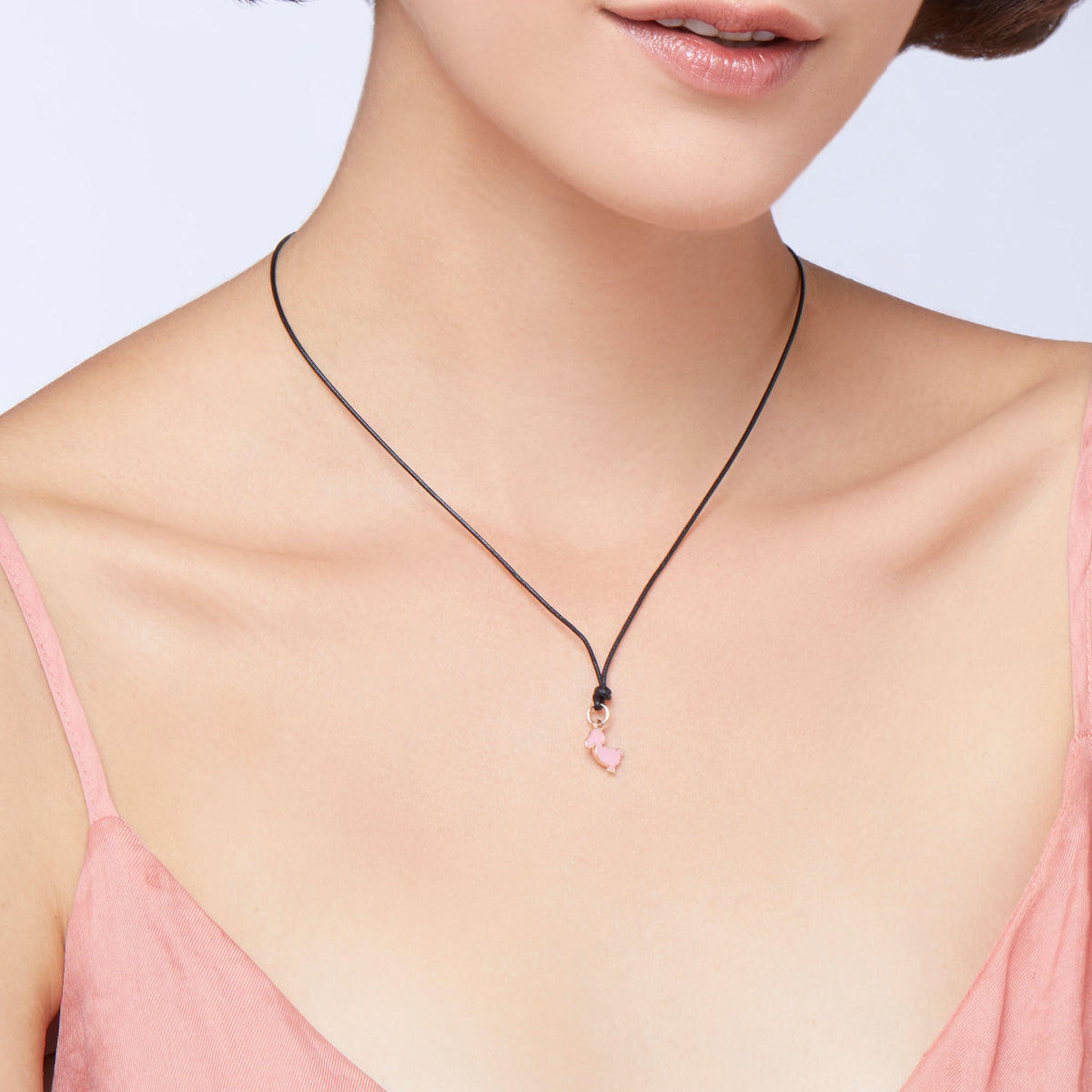 DoDo Anhänger Junior (DMB5002-JUNIS-ERS9R) aus Roségold mit Emaille