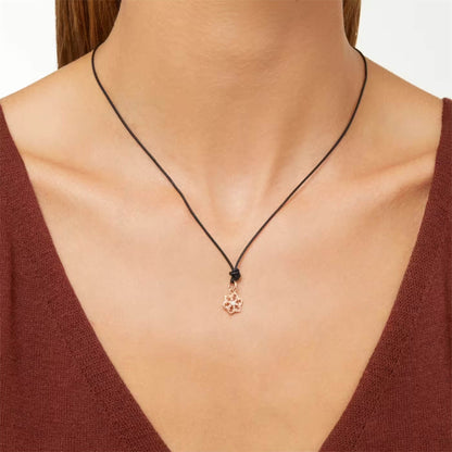 Anhänger Schneeflocke, Roségold • Diamant von DoDo (DMC0025-SNOWX-DB09R)