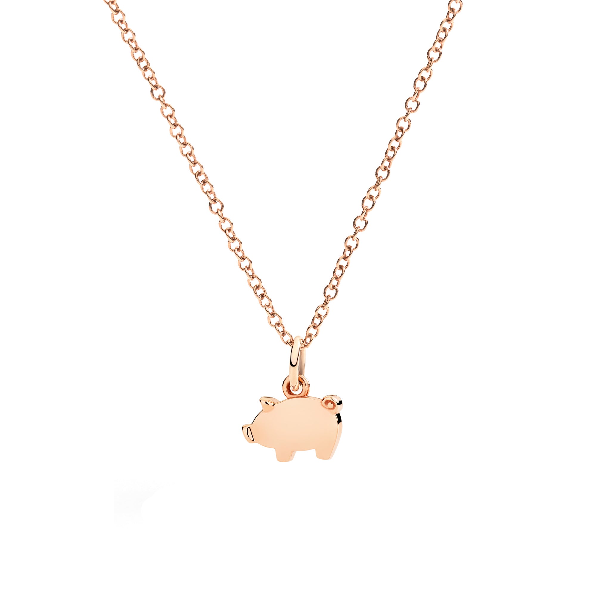 DoDo Anhänger Schweinchen (DMC6001-PIGLE-0009R) aus Roségold