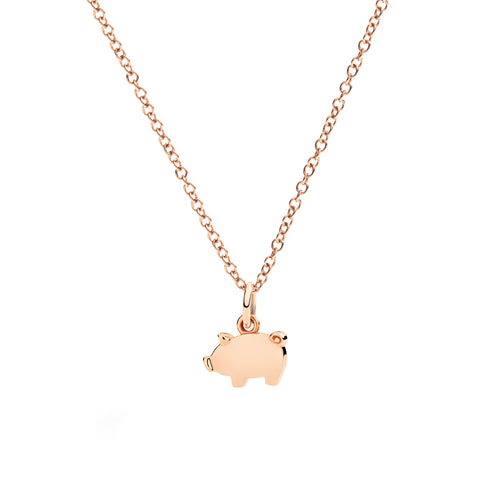 DoDo Anhänger Schweinchen (DMC6001-PIGLE-0009R) aus Roségold
