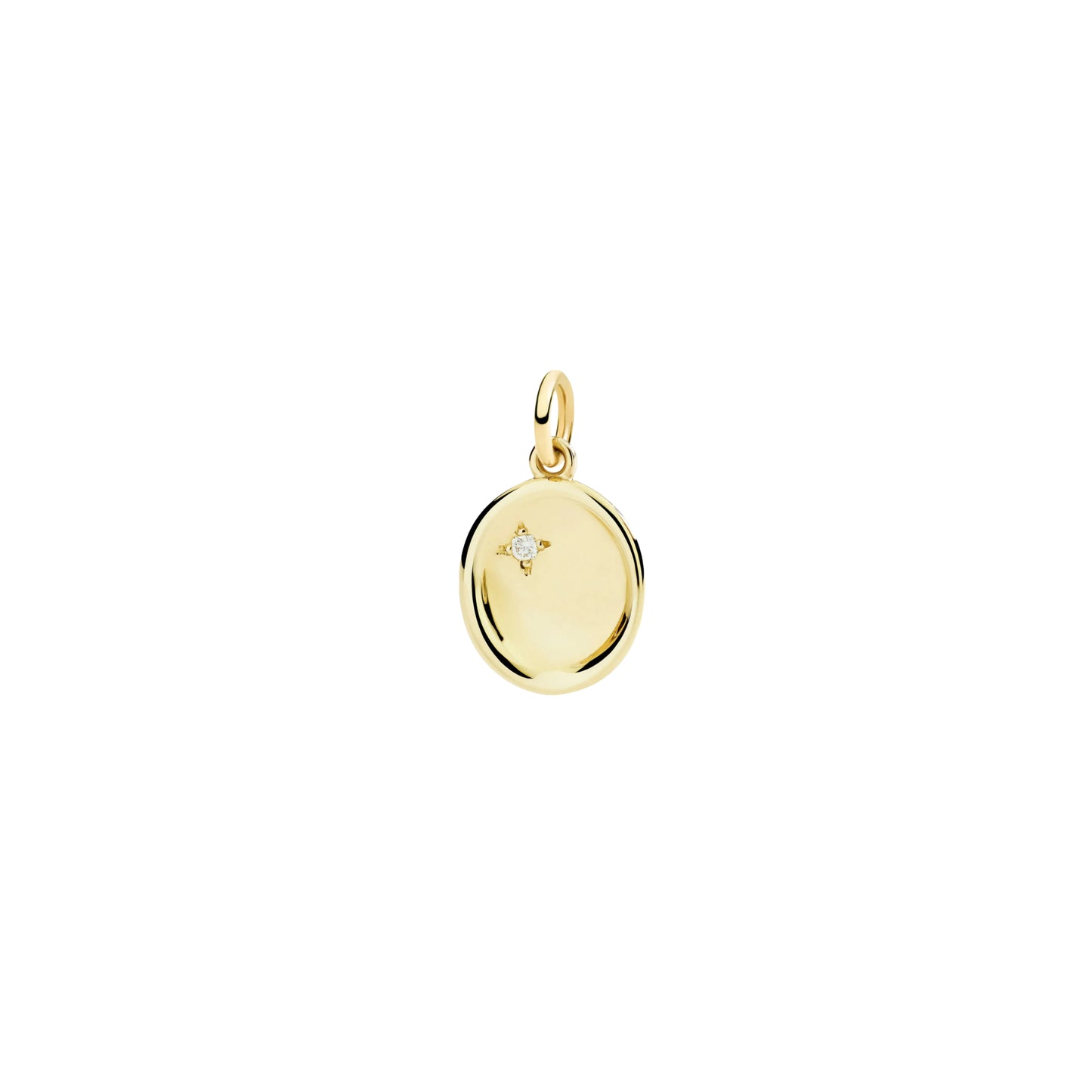 DoDo Anhänger Siegel (DMC5020-SIGNE-DB09G) aus Gelbgold mit Diamant