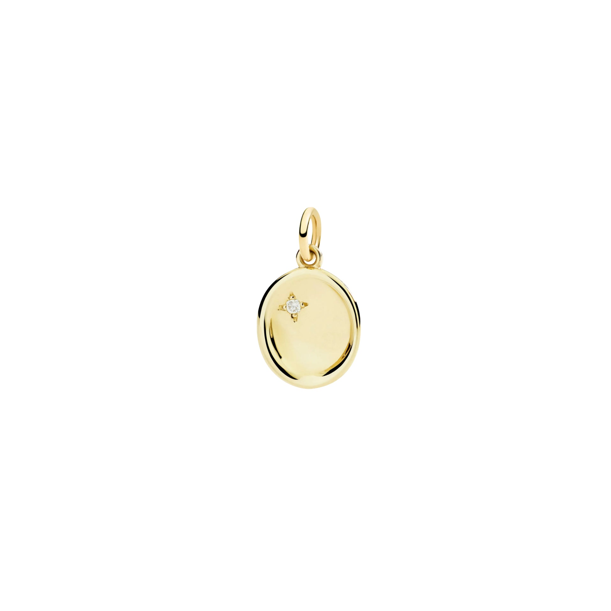 DoDo Anhänger Siegel (DMC5020-SIGNE-DB09G) aus Gelbgold mit Diamant