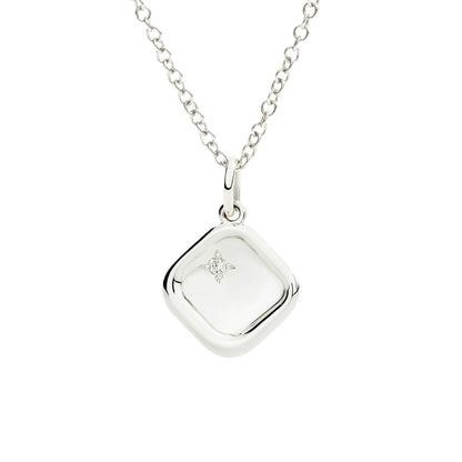 DoDo Anhänger Siegel (DMC5021-SIGNE-DB0AG) aus Silber mit Diamant