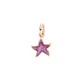 DoDo Anhänger Stellina (DMC4008-STARS-EPV9R) aus Roségold mit Emaille und Perlmutt