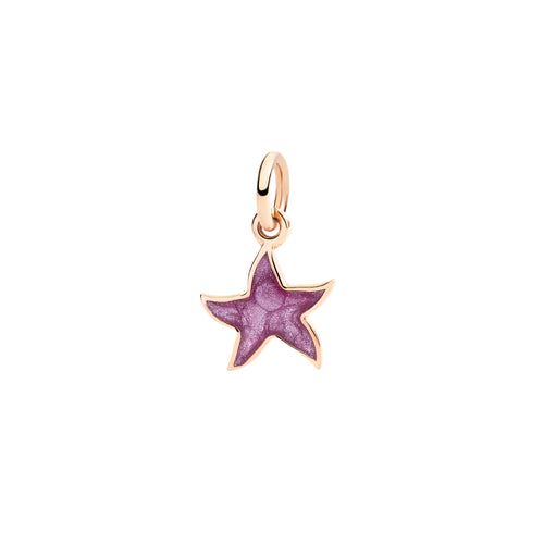 DoDo Anhänger Stellina (DMC4008-STARS-EPV9R) aus Roségold mit Emaille und Perlmutt