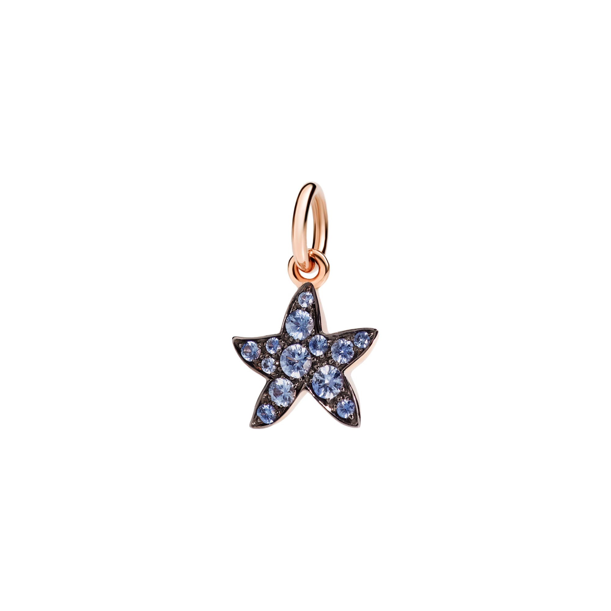 DoDo Anhänger Stellina „Precious“ (DMB5003-STARS-0ZA9R) aus Roségold mit Saphir