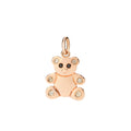 DoDo Anhänger Teddybär „Precious“ (DMB7049-TBEAR-DBX9R) aus Roségold mit Diamant und Emaille