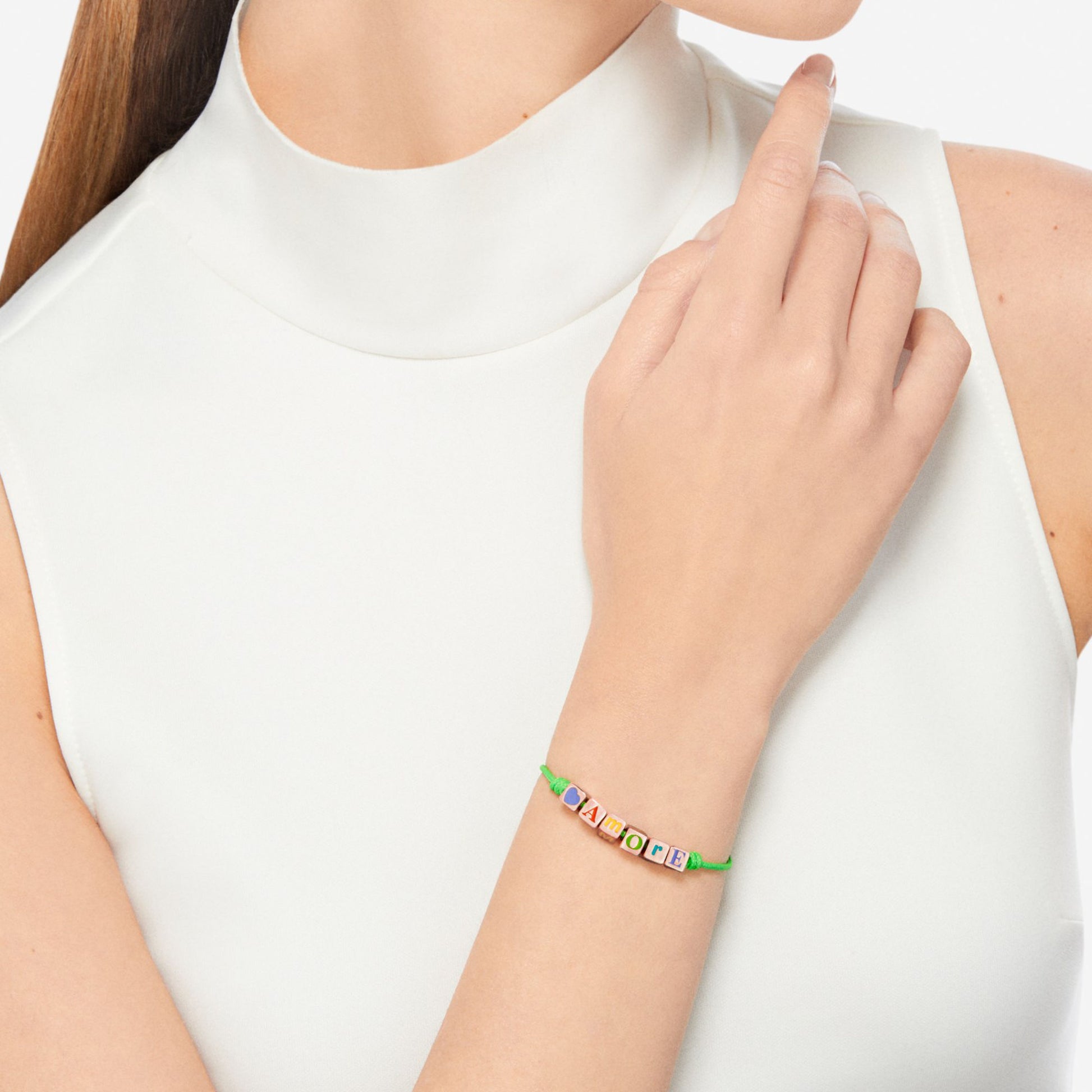 DoDo Armband Amore (DBC3004-LETAR-VFRAG) aus Silber mit Emaille