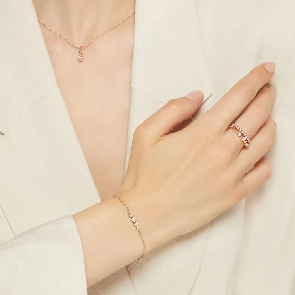 DoDo Armband Bollicine Roségold und Diamanten (DBC4004-BOLLI-DB09R) aus Roségold mit Diamant