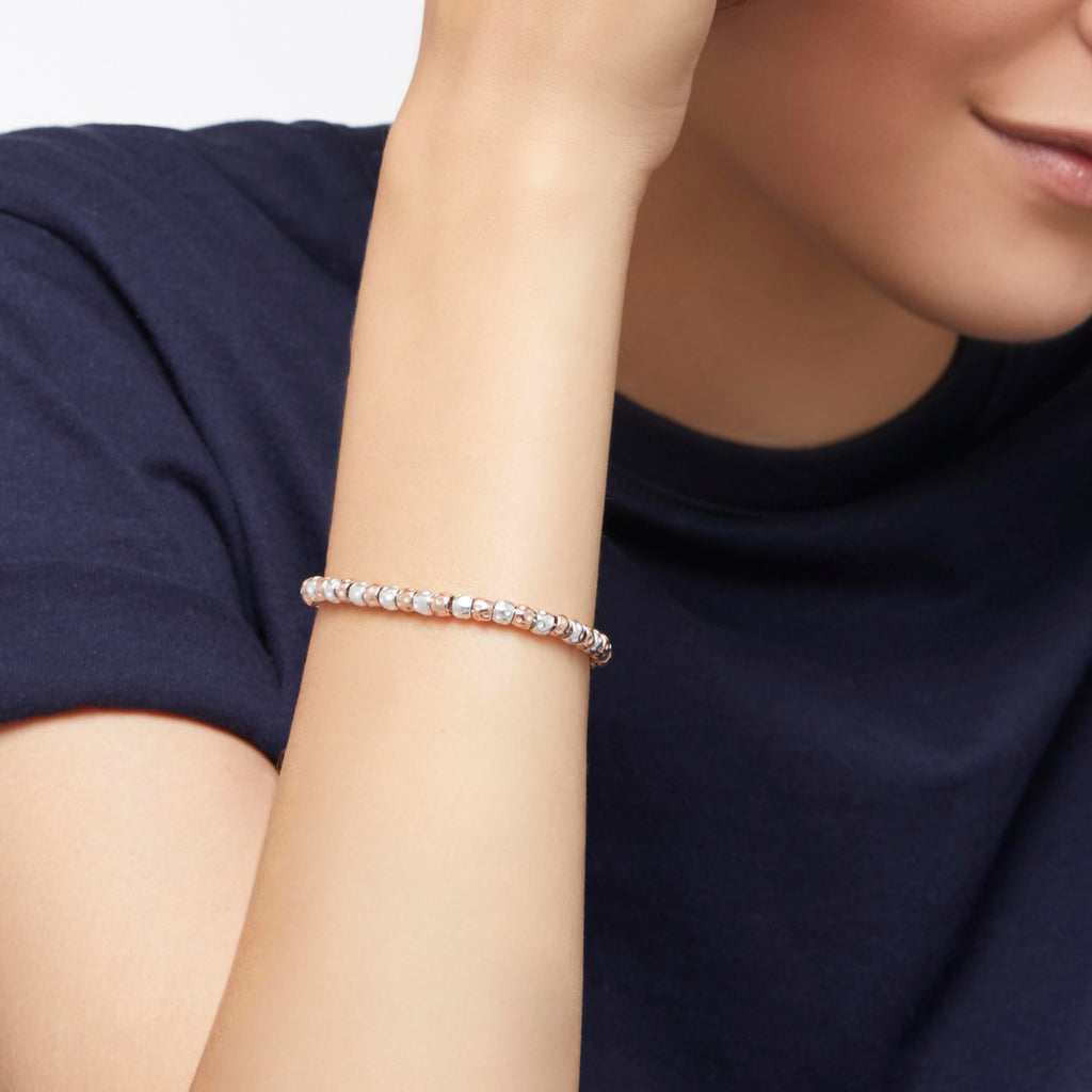 DoDo Armband Granelli (DBC6012-GRANE-MIX9A) aus Bicolor-Gold