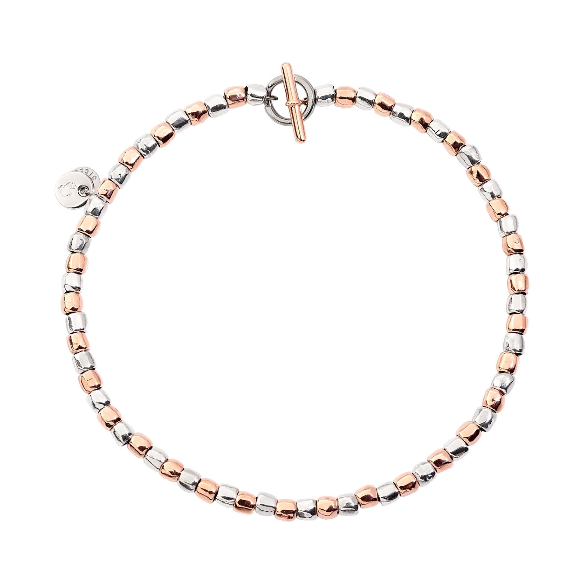 DoDo Armband Mini-Granelli (DBC0002-GRANX-G9AMX) aus Bicolor-Gold