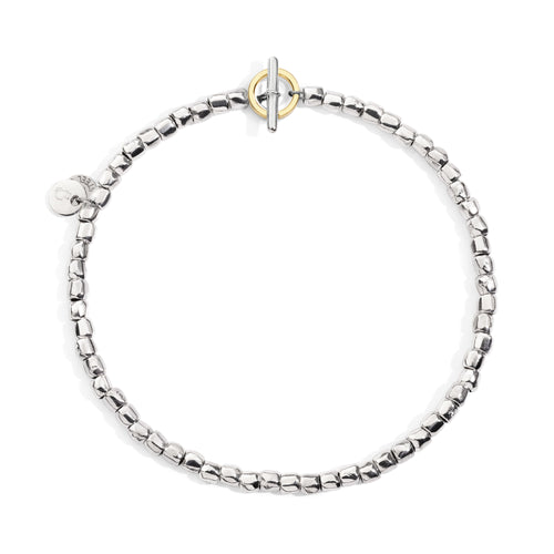 DoDo Armband Mini-Granelli (DBC6014-GRANX-GAGMX) aus Bicolor-Gold