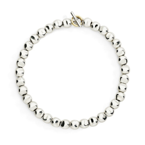 DoDo Armband Mini-Pepita (DBC6000-PEPIT-MIX9A) aus Gelbgold, Sterlingsilber, Edelstahl
