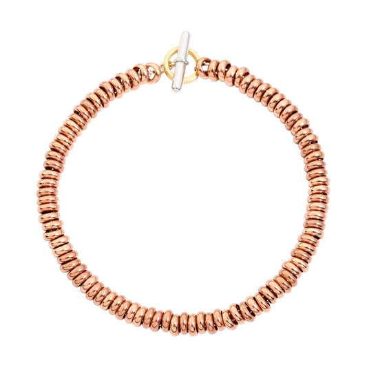 DoDo Armband Rondelle (DBB9103-RONDE-R9R9A) aus Bicolor-Gold