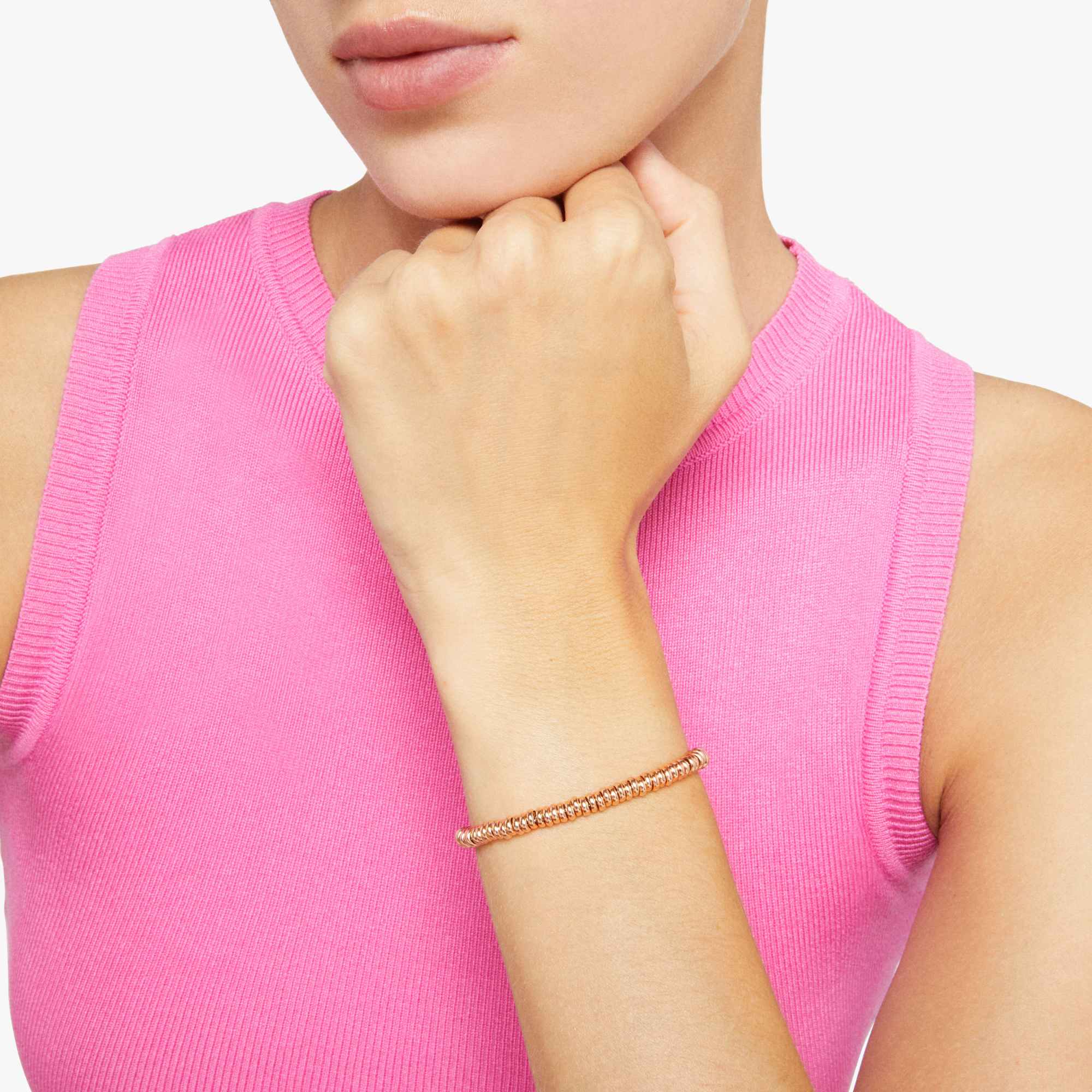 DoDo Armband Rondelle (DBC6018-RONDE-0009A) aus Bicolor-Gold