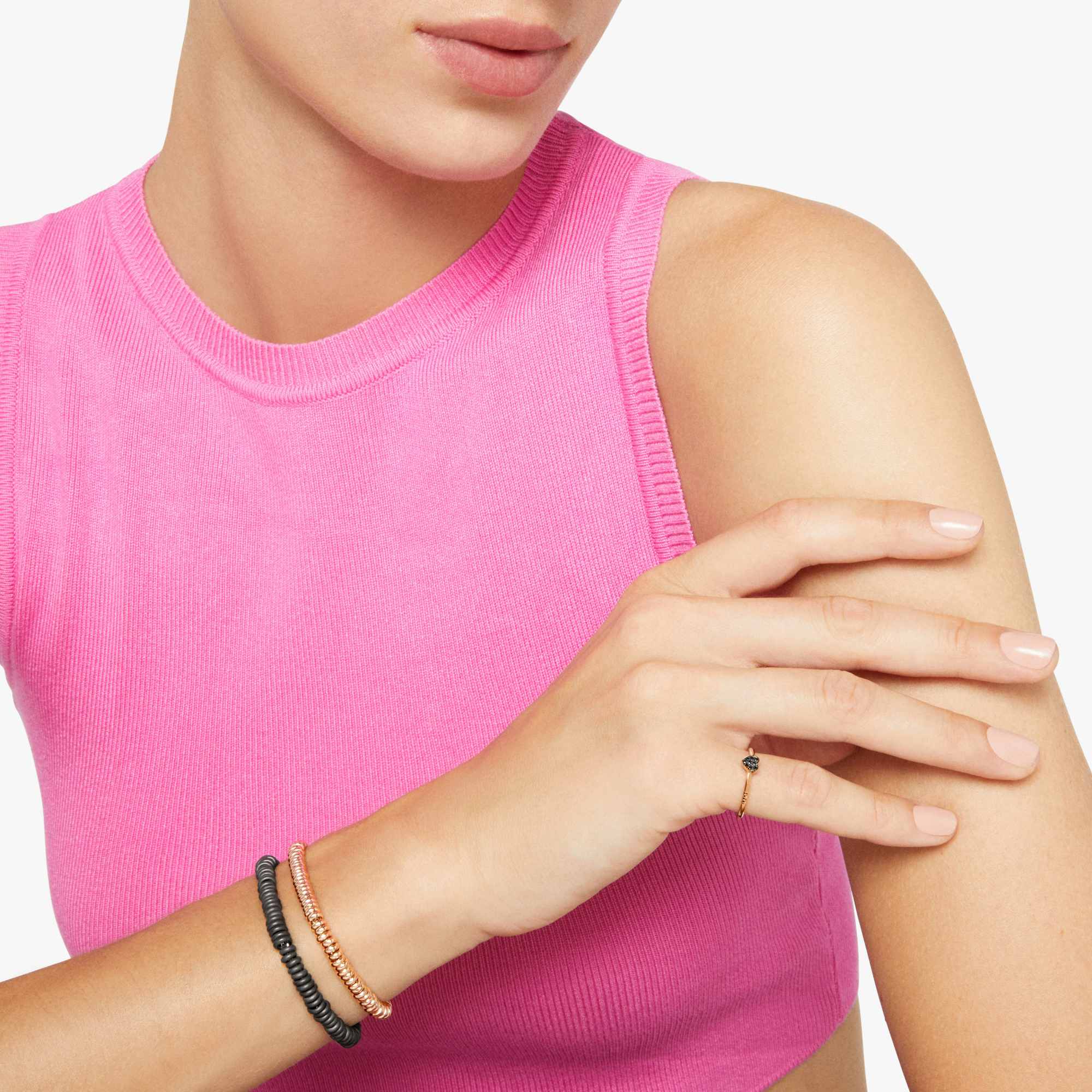 DoDo Armband Rondelle (DBC6019-RONDE-TI09A) aus Bicolor-Gold