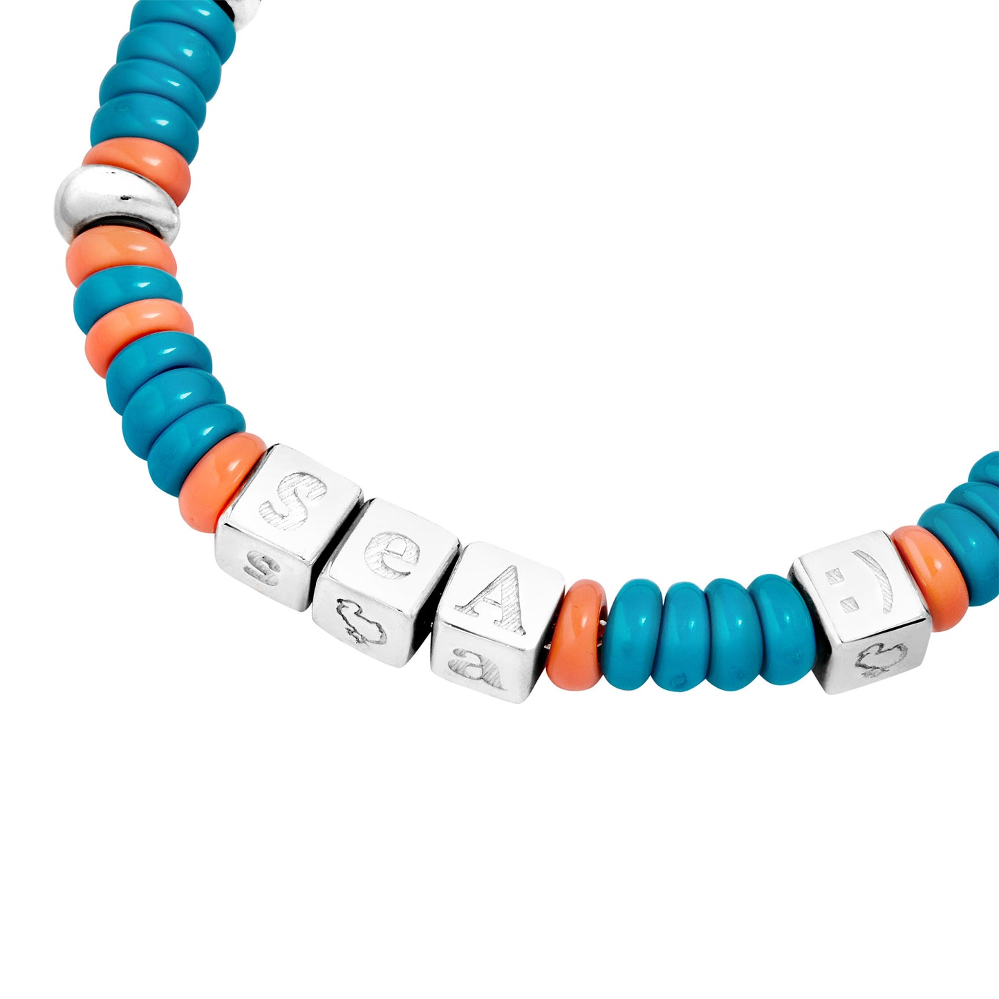 Armband Rondelle Tēnaka, Silber von DoDo (DBC4003-RONDE-OTCAG)