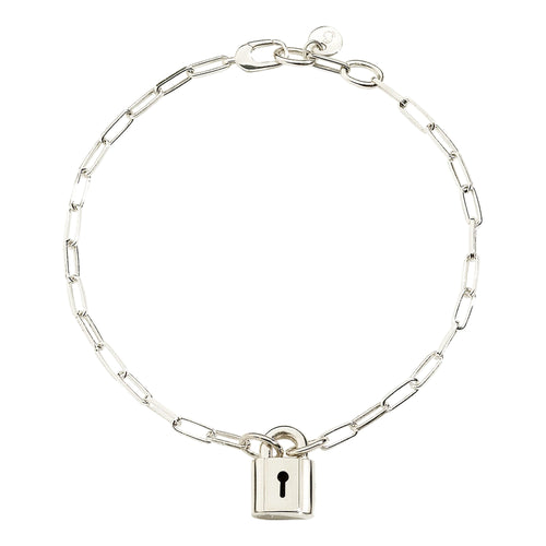 DoDo Armband Vorhängeschloss (DBC2002-LOCKS-000AG) aus Silber