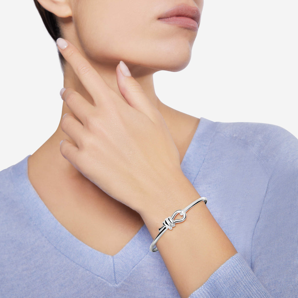DoDo Armreif Nodo Silber (DBC4013-KNOT0-000AG) aus Silber