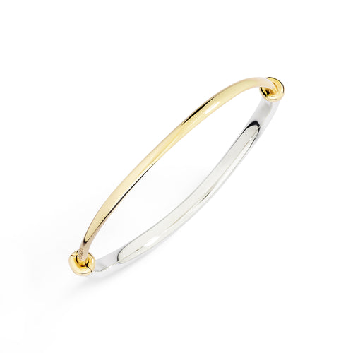DoDo Armreif Pepita (DBC6011-ESSEN-00A9G) aus Gelbgold, Sterlingsilber
