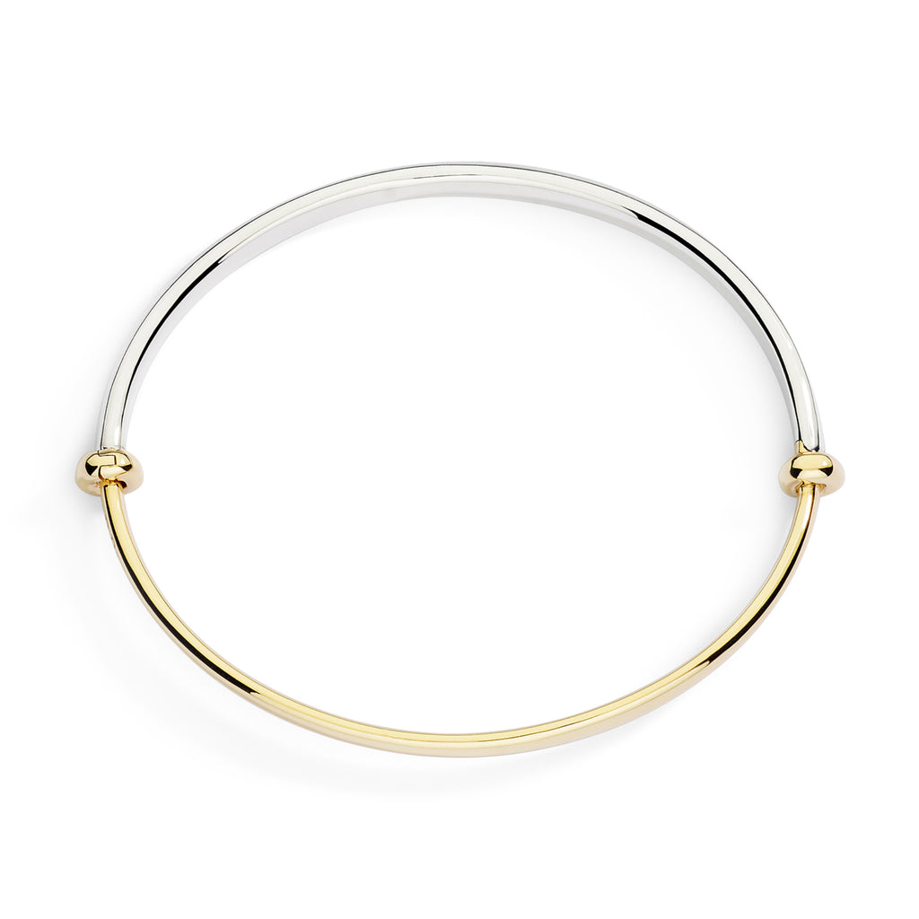 DoDo Armreif Pepita (DBC6011-ESSEN-00A9G) aus Gelbgold, Sterlingsilber