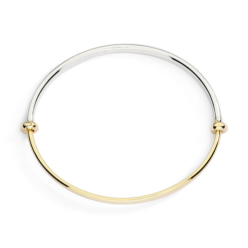 DoDo Armreif Pepita (DBC6011-ESSEN-00A9G) aus Gelbgold, Sterlingsilber