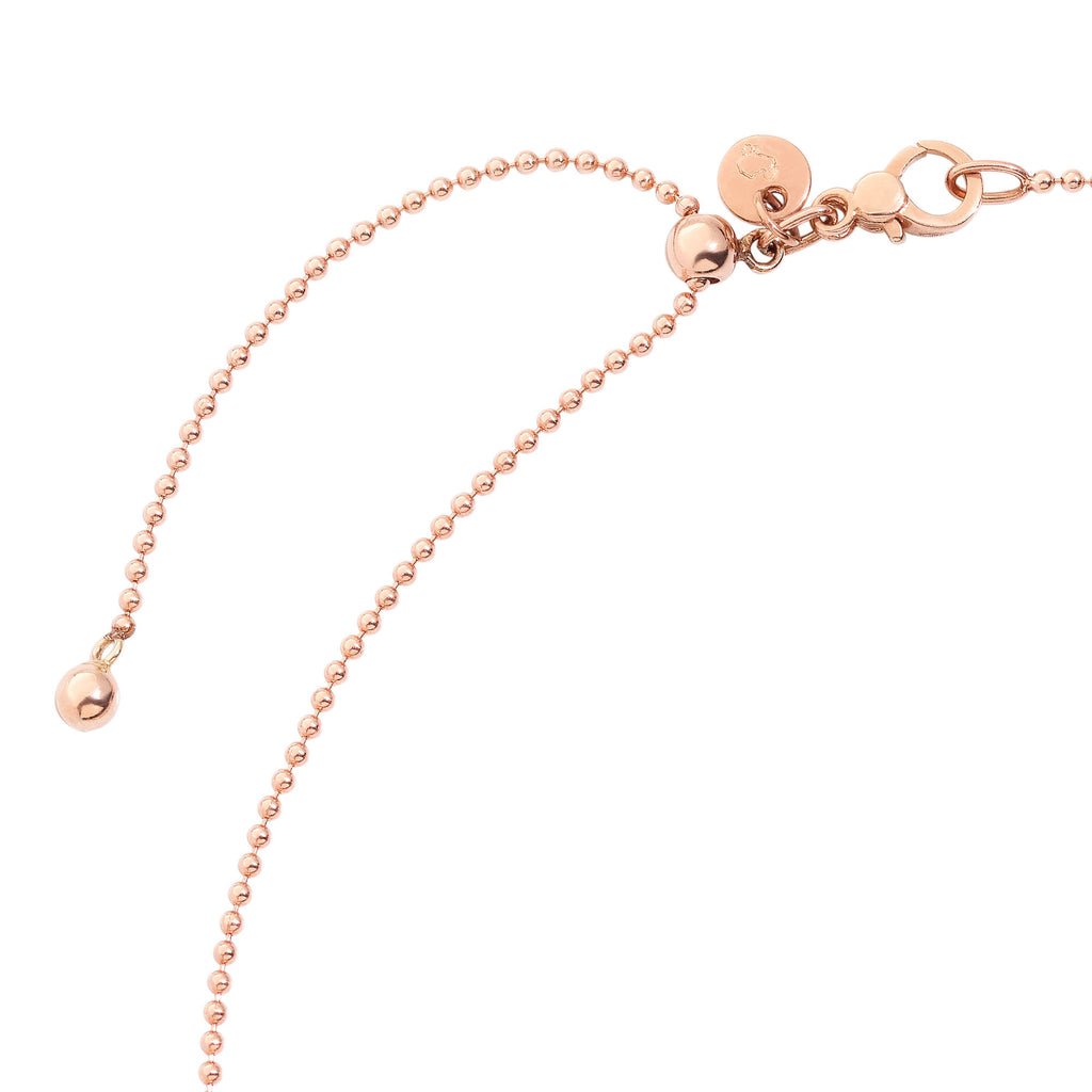 DoDo Collier Bollicine (DCC1002-BOLLI-DB09R) aus Roségold mit Diamant