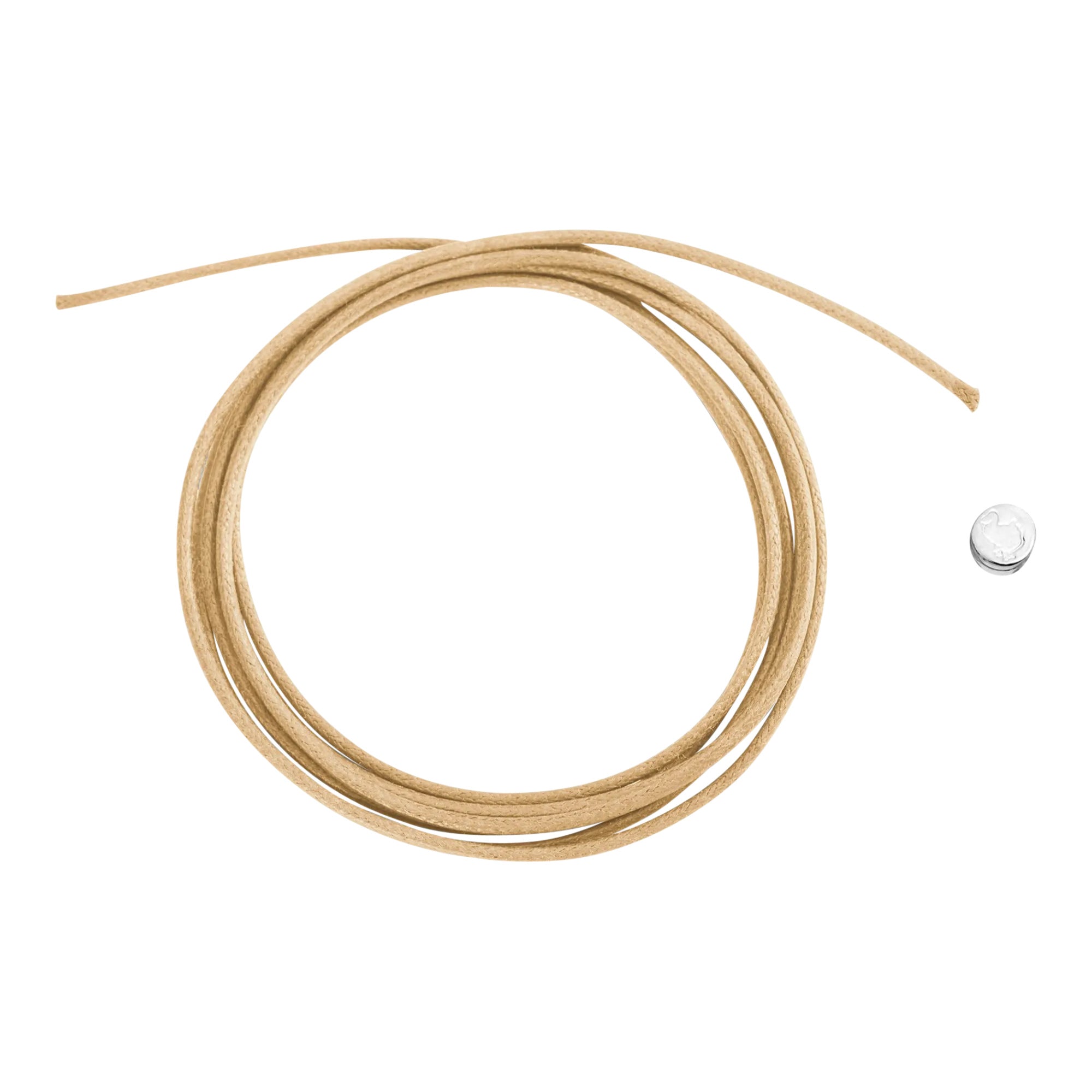 DoDo Dünne Kordel (DDA6005-CORDS-BECAG) aus Silber