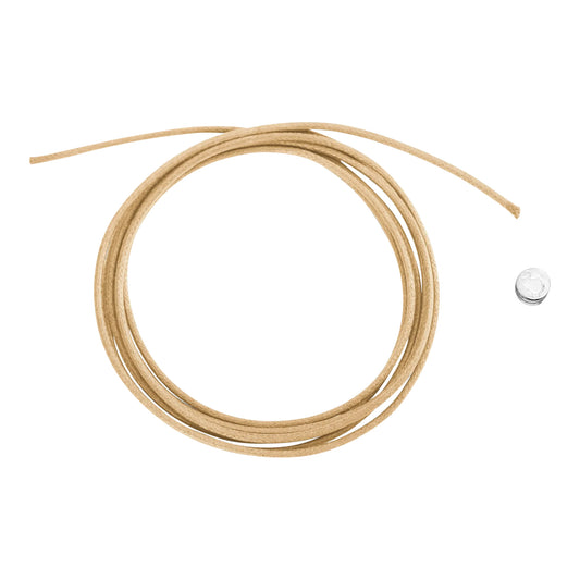 DoDo Dünne Kordel (DDA6005-CORDS-BECAG) aus Silber