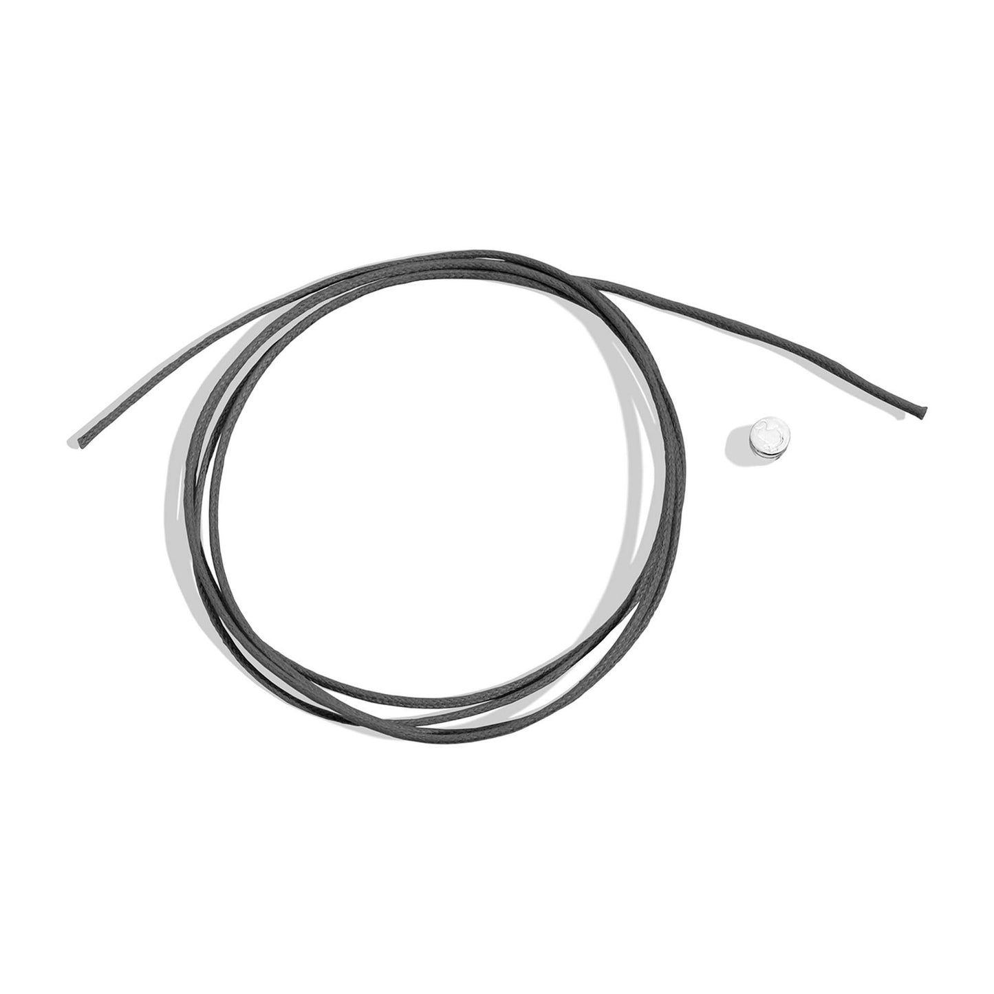 DoDo Dünne Kordel (DDA6005-CORDS-GRSAG) aus Silber