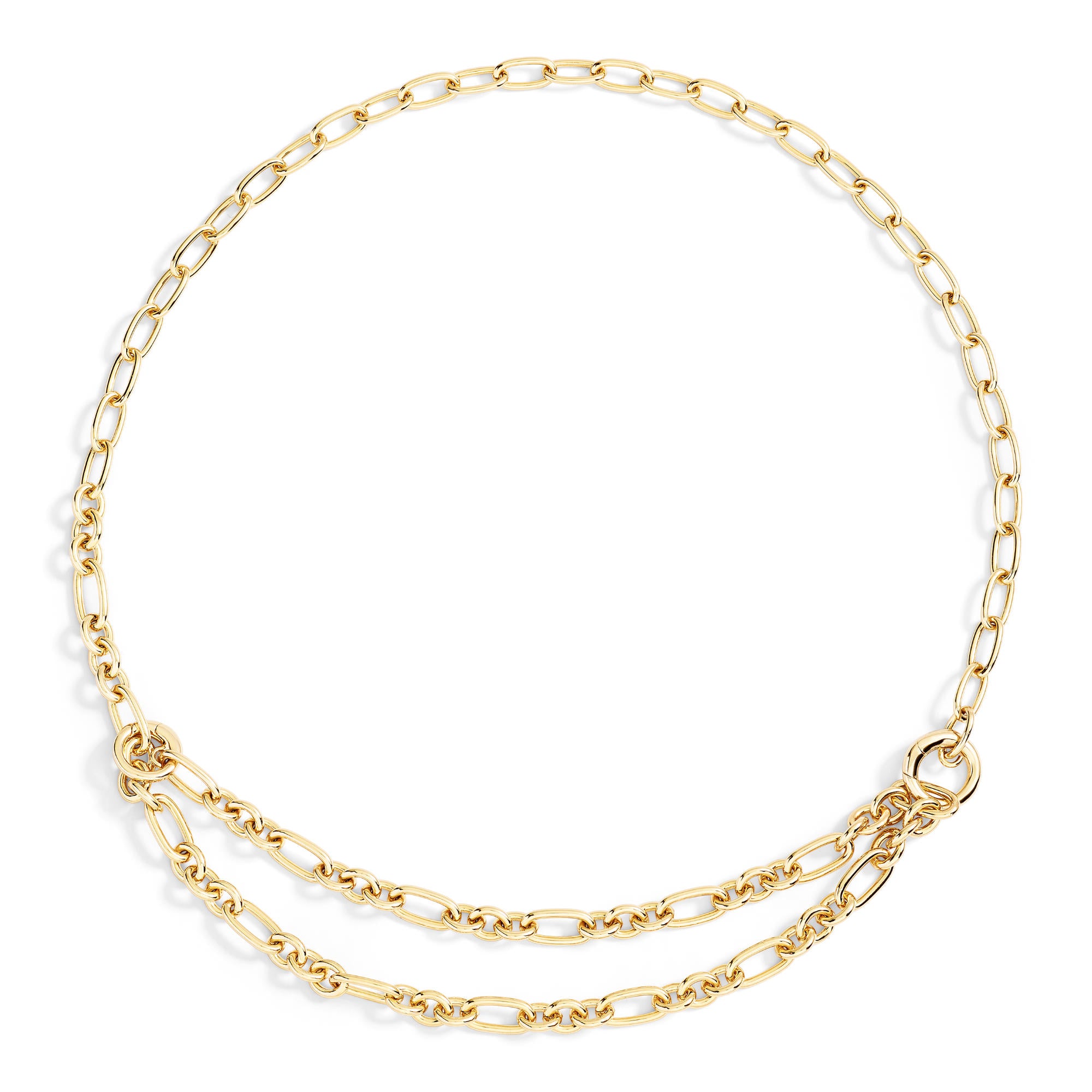 DoDo Halskette Aufklappbare Glieder (DCC3004-ESSEN-00YAG) aus Silber