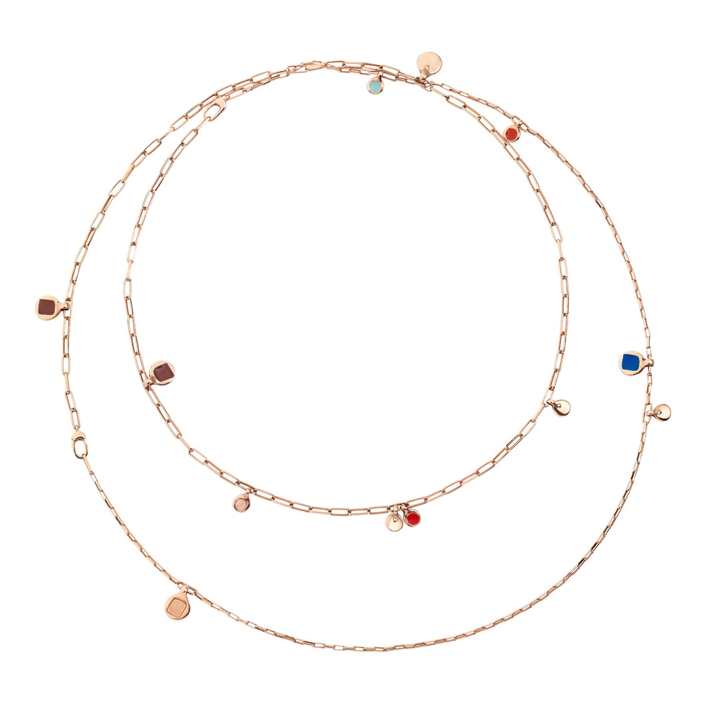 DoDo Halskette Bazaar (DCC1010-BAZAA-EXRAG) aus Silber mit Emaille