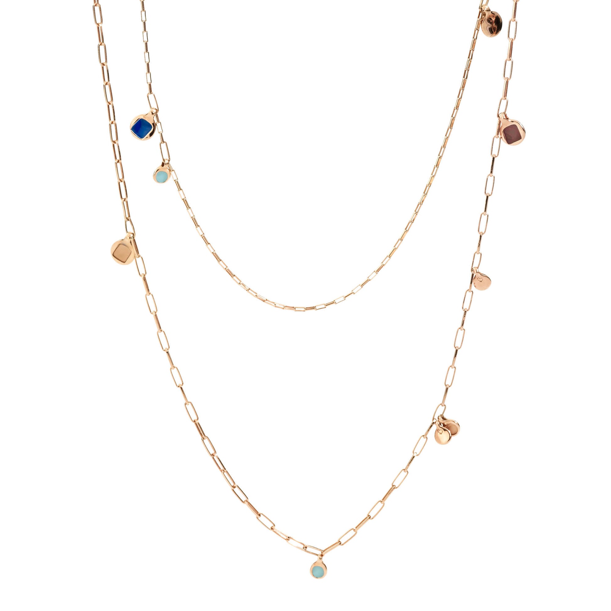 DoDo Halskette Bazaar (DCC1010-BAZAA-EXRAG) aus Silber mit Emaille