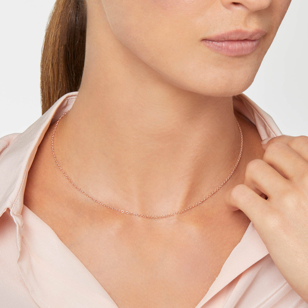 DoDo Halskette Essentials aus 9-Karätigem Roségold (DCB5012-CHAIN-0009R) aus Roségold