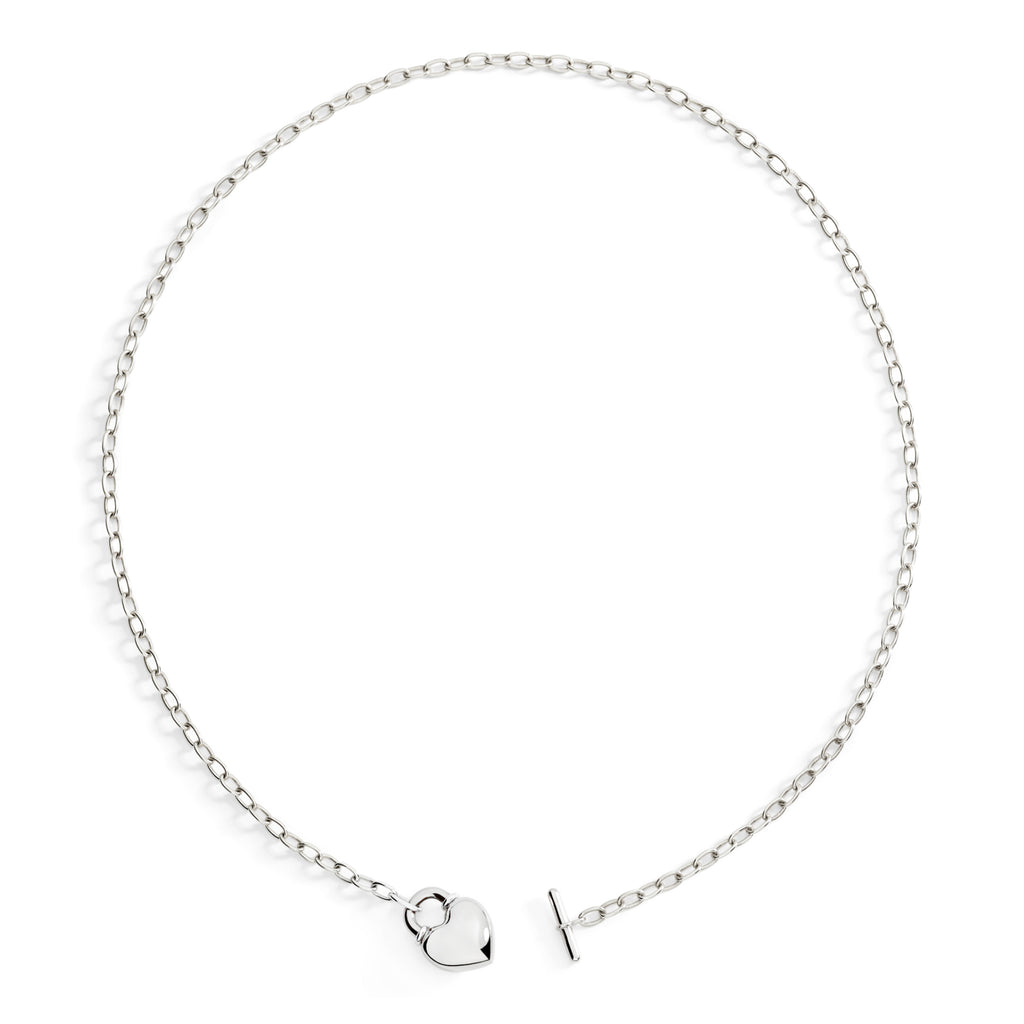 DoDo Halskette Herz Bold (DCC5001-HEART-000AG) aus Silber