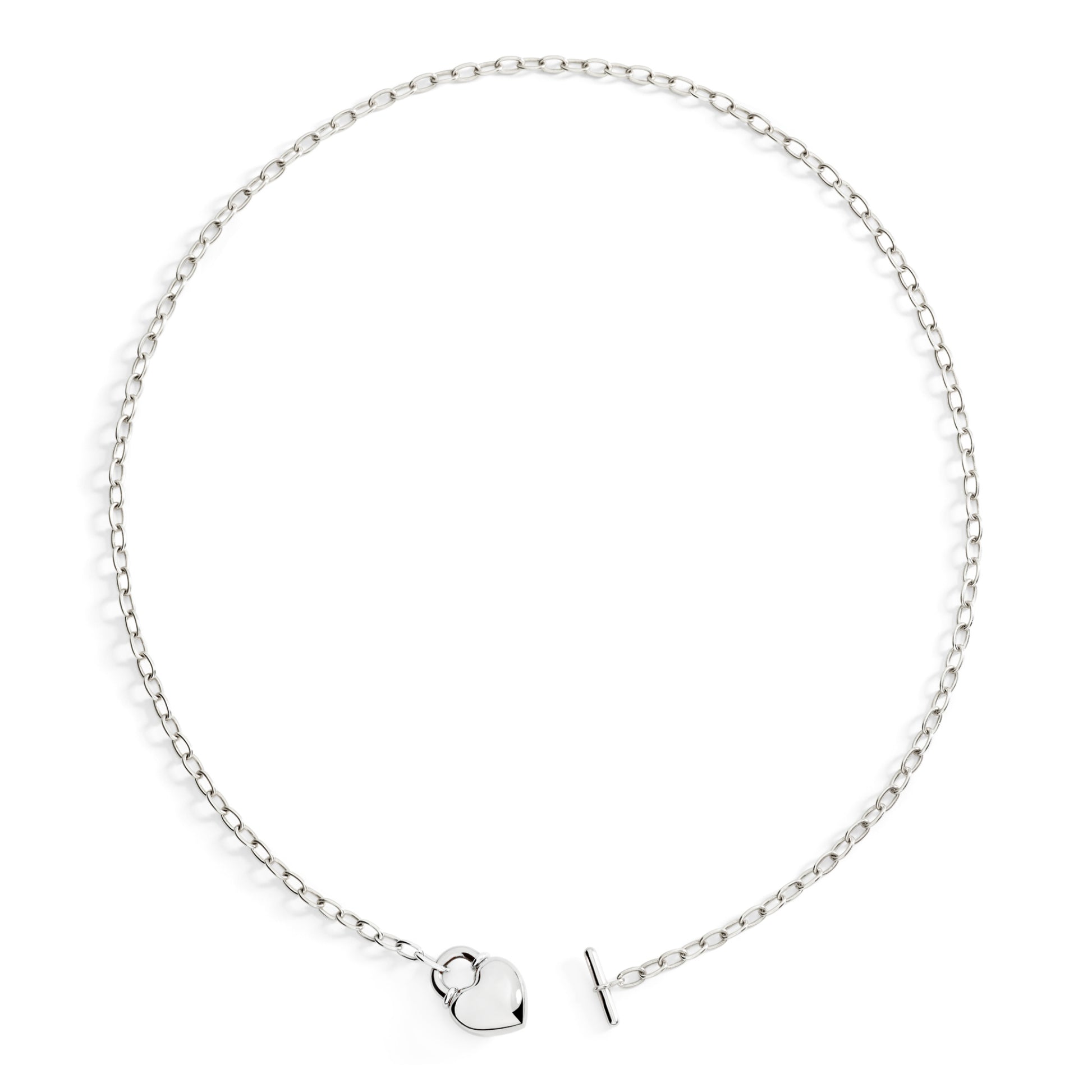 DoDo Halskette Herz Bold (DCC5001-HEART-000AG) aus Silber