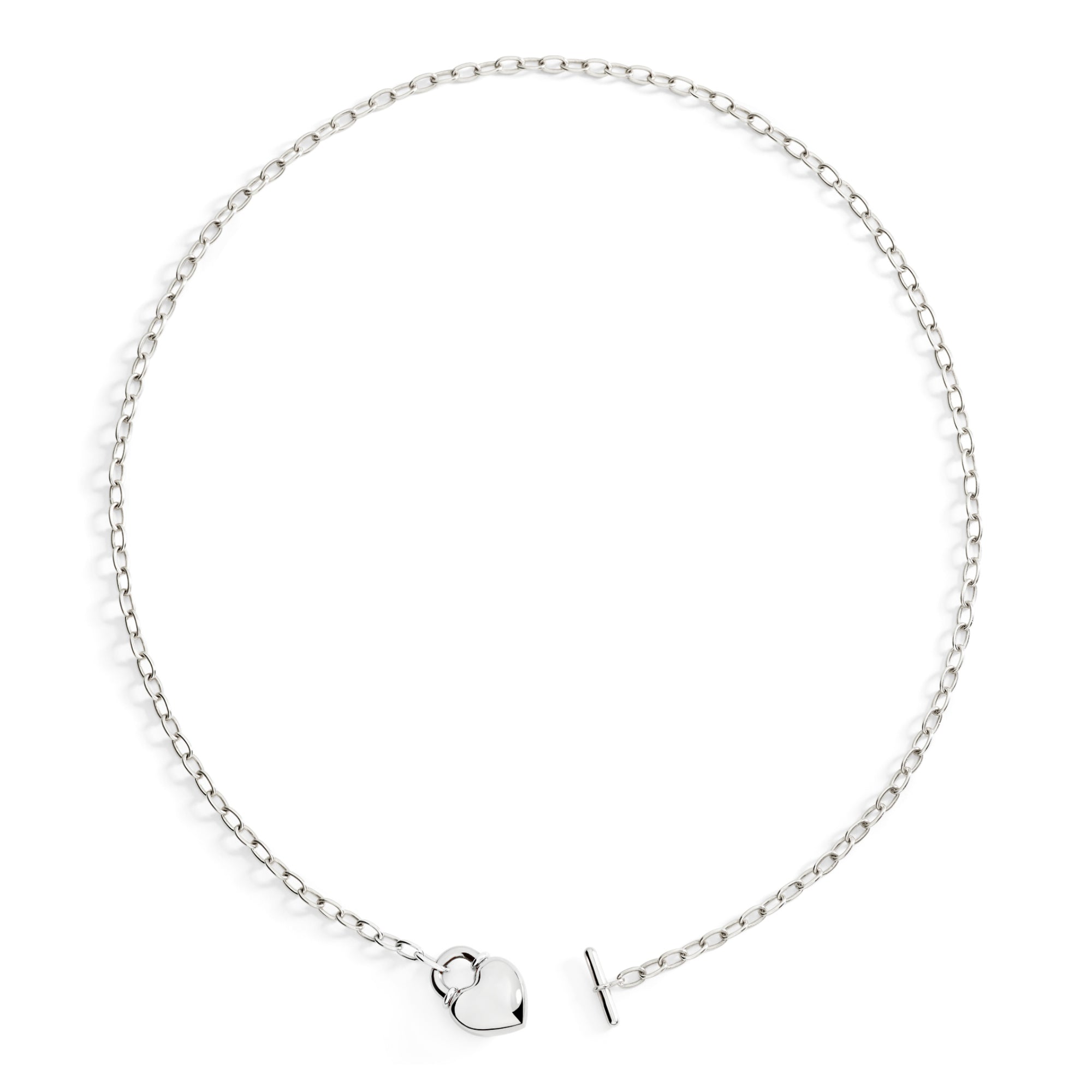 DoDo Halskette Herz Bold (DCC5001-HEART-000AG) aus Silber