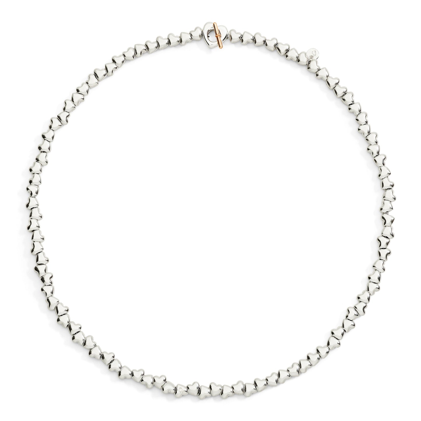 DoDo Halskette Herz mit Komponenten (DCC6005-HEART-MIX9A) aus Bicolor-Gold