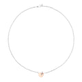 DoDo Halskette Herz T-Bar (DCC4002-HEART-0009A) aus Bicolor-Gold