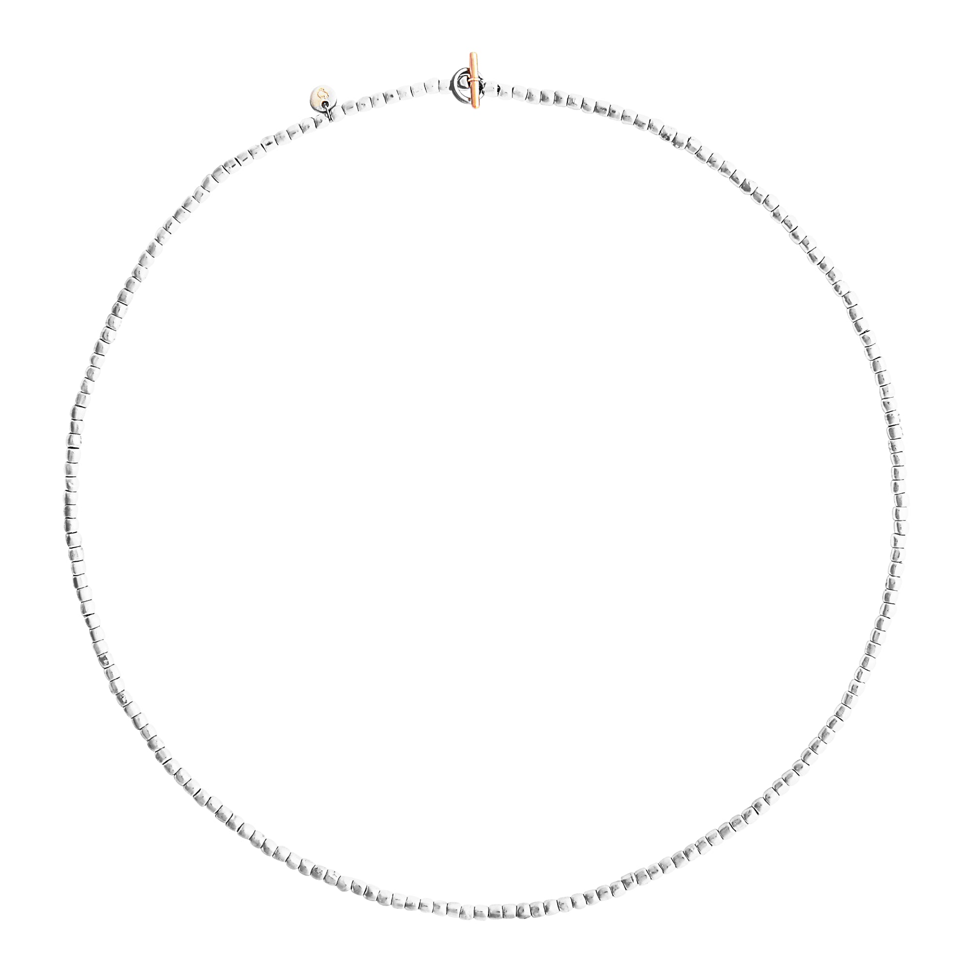 DoDo Halskette Mini-Granelli (DCC3005-GRANX-GAGMX) aus Bicolor-Gold