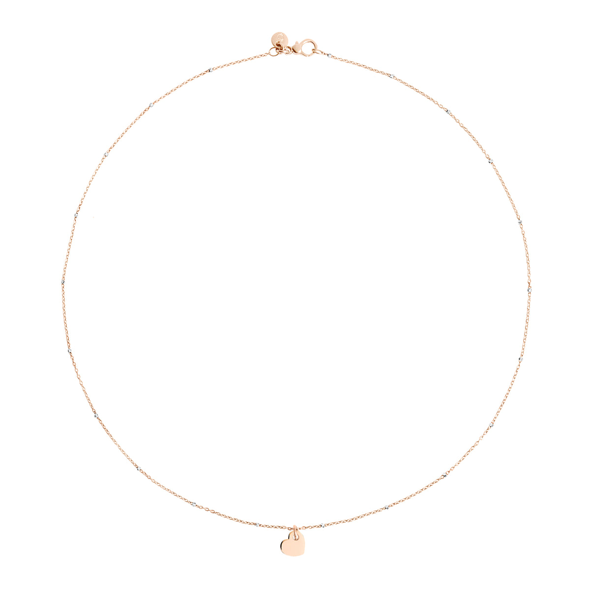 DoDo Halskette Mini-Herz (DCC4003-HEART-0009R) aus Bicolor-Gold