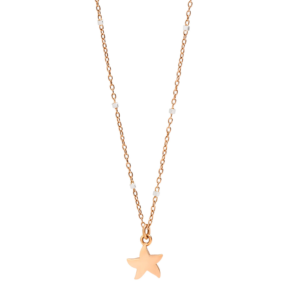 DoDo Halskette Mini-Stellina (DCB9005-STARX-0009R) aus Bicolor-Gold
