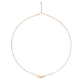 DoDo Halskette Nodo (DCC3003-KNOT0-DB09R) aus Roségold mit Diamant